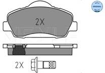 Front brake pad set