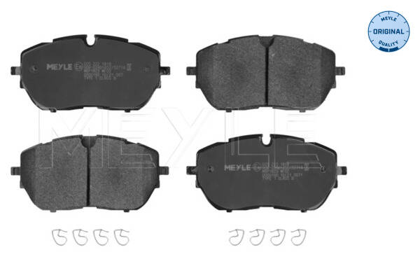 Front brake pad set