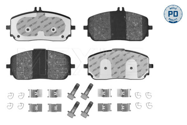Front brake pad set