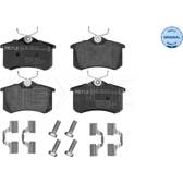 Rear brake pad set MEYLE - 025 209 6117