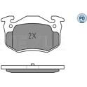Rear brake pad set MEYLE - 025 209 7311/PD