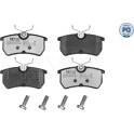Rear brake pad set MEYLE - 025 233 5314/PD