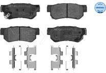 Rear brake pad set