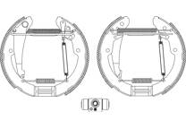 Bromsbackar, sats