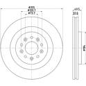 Brake disc (per unit) MINTEX - MDC2309