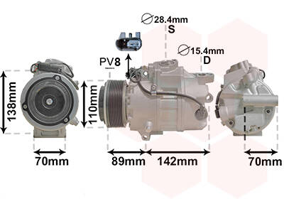 Compressor, air conditioning