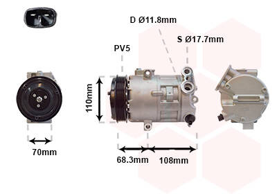 Compressor, air conditioning
