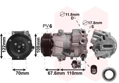Compressor, air conditioning
