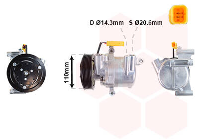 Compressor, air conditioning
