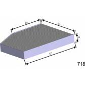 Cabin air filter MISFAT - HB194