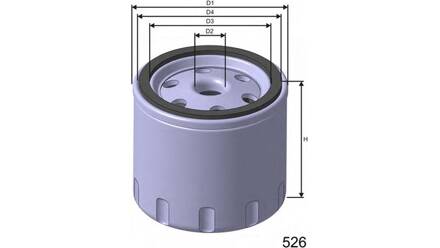 Z438 - Filtre à huile MISFAT