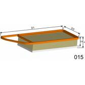 Filtro de ar MISFAT - P426A
