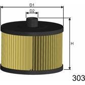 Oliefilter MISFAT - L145