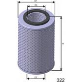 Oliefilter MISFAT - L539