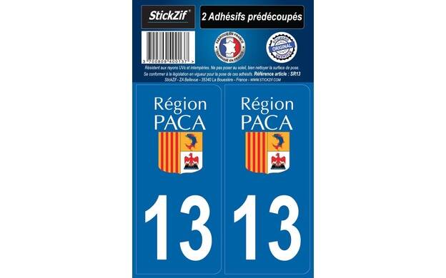 2 Adhesives "Region" Department 13 Paca