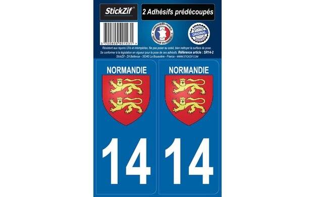 2 Adhesives "Region" Department 14 Normandy
