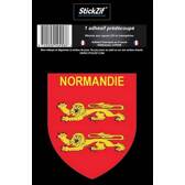 1 Adhesive "Region" Blason Normandie Mister-Auto - STR3B