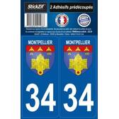 2 Klebstoffe "City" 34 Montpellier Mister-Auto - SC34