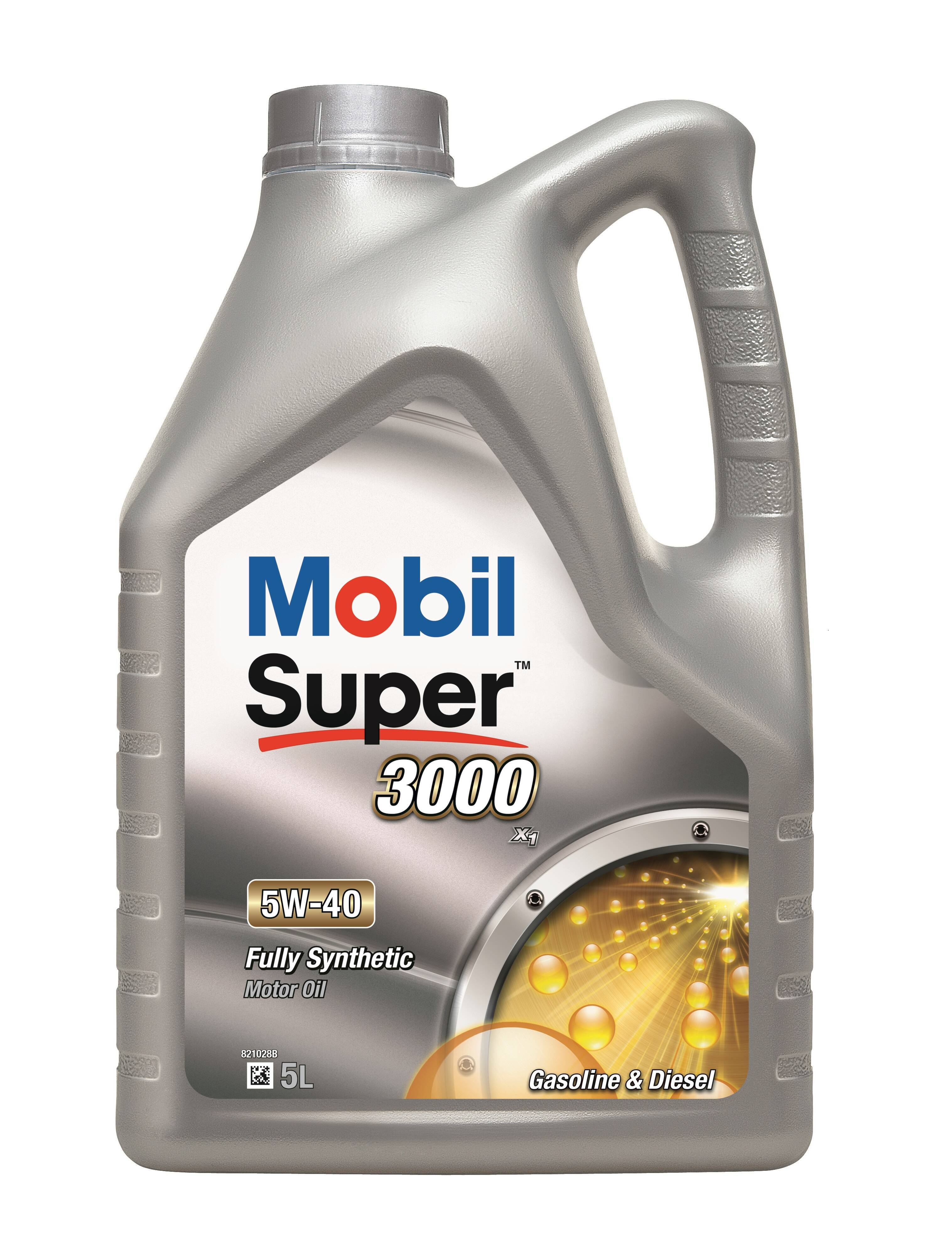 Engine Oil Mobil Super 3000 X1 5W-40 - 5 Liters