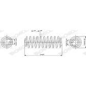 Coil Spring MONROE - SP4100