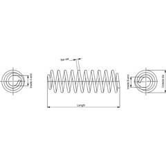 Ressort d'amortisseur MONROE - SP3802