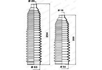 Steering gaiter