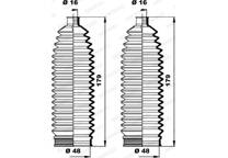 Steering gaiter