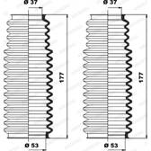 Soufflet de direction MOOG - K150091