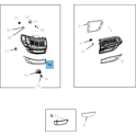 Achterlicht voor Jeep Grand Cherokee (Originele accessoires) MOPAR - K68293130AA