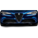 Acquista 1 paio adatto per Alfa Romoe Giulia Stelvio Adesivi decorativi per  parafango in alluminio Quadrifoglio Adesivi esterni per auto