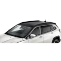 Glanzend zwarte lengterails voor autodak voor Jeep Compass (Originele accessoires) MOPAR - K82214657