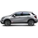 Sticker zijkant met checkboard-streep en rode 'X' (Originele accessoires) MOPAR - K82214955