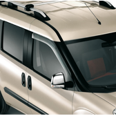 MOPAR Store Déflecteurs anti-turbulences avant pour vitres latérales de  véhicules Fiat