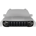 Frontgrill (Originaltillbehör) MOPAR - 735705507