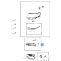 Parkeerlicht en richtingaanwijzer voor Jeep Compass (Originele accessoires) MOPAR - K68266926AB