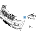Voorlicht voor Jeep Grand Cherokee (Originele accessoires) MOPAR - K68266664AG