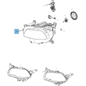Voorlicht voor Jeep Cherokee (Originele accessoires) MOPAR - K68292992AB