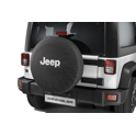 Spare tyre cover with white Jeep logo (Genuine accessories) MOPAR - K82209953AB