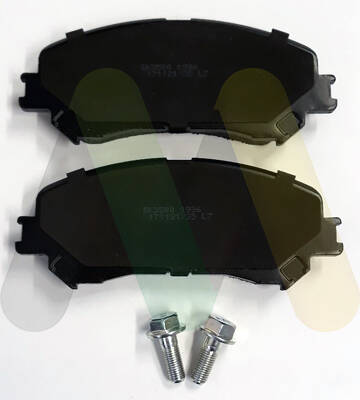 Front brake pad set