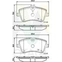 Front brake pad set MOTAQUIP - LVXL1076