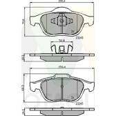 Front brake pad set MOTAQUIP - LVXL1093