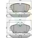 Front brake pad set MOTAQUIP - LVXL1277
