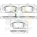 Front brake pad set MOTAQUIP - LVXL1320
