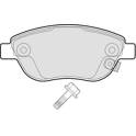 Front brake pad set MOTAQUIP - LVXL1321