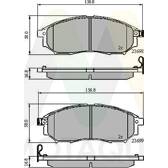 Front brake pad set MOTAQUIP - LVXL1371