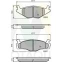 Front brake pad set MOTAQUIP - LVXL138