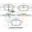 Front brake pad set MOTAQUIP - LVXL1402