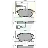 Front brake pad set MOTAQUIP - LVXL1669