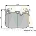 Front brake pad set MOTAQUIP - LVXL1733