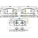 Front brake pad set MOTAQUIP - LVXL1844